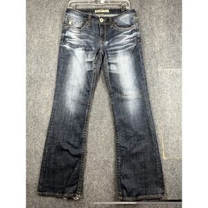 Big Star Casey K Low Rise Bootcut Jeans Women's 29R Y2K Denim Dark Wash